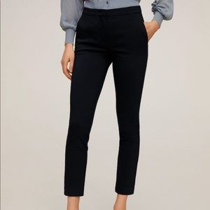 MANGO Black Stretchy Work Trouser Slacks